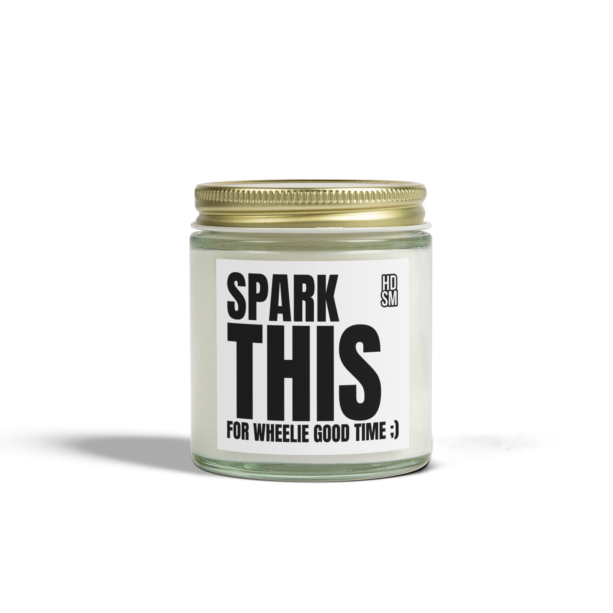 Spark This For Wheelie Good Time | Scented Candle - | Gift for Bikers, Home Decor, Relaxation, Fun Events