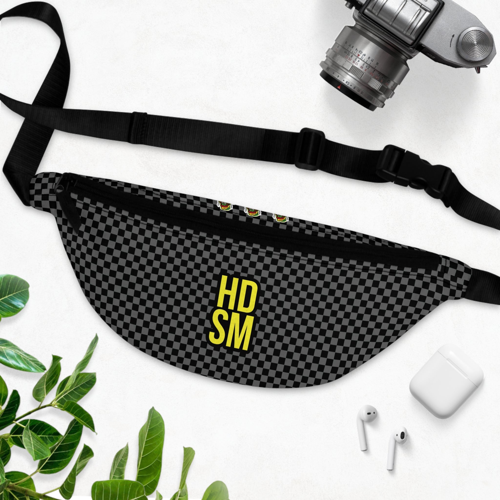 Fanny Pack — HDSM Checkerboard Waist Bag (RastaFarma Edition)