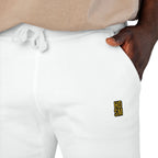 HDSM Embroidered Minimalist Bear Fleece Sweatpants — Cozy Casual Lounge Joggers