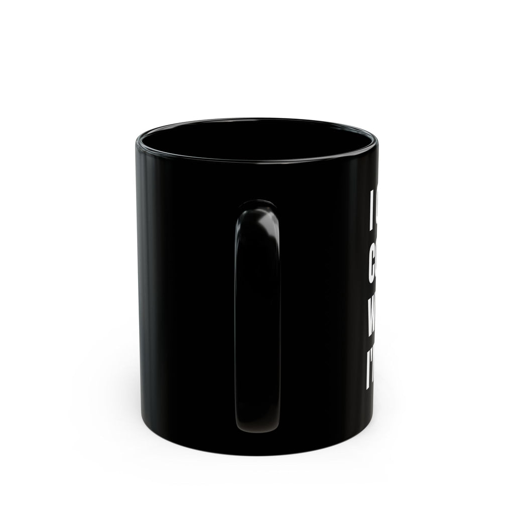 HDSM Coffee Lovers Black Mug with Fun Graphics