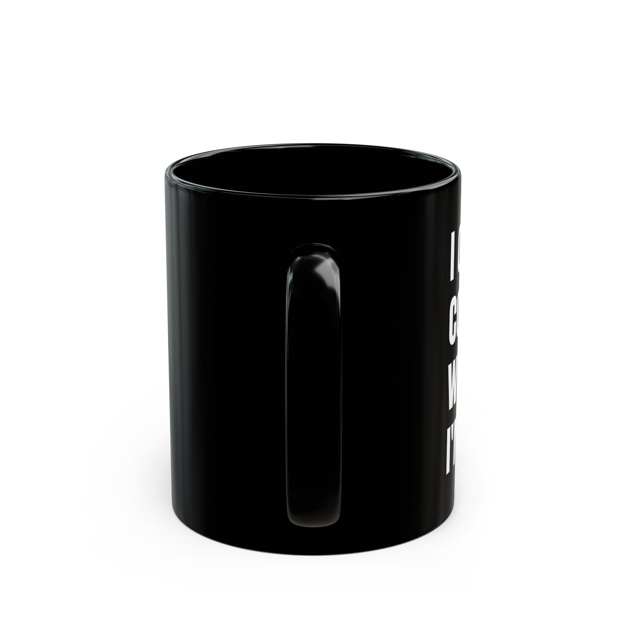HDSM Coffee Lovers Black Mug with Fun Graphics