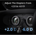 DJI Goggles 3 FPV Goggles with Micro-OLED Screens, O4 HD Video Transmission, Adjustable Diopters, Real View PiP, Wireless Streaming Bundle with Lens Cleaning Kit