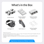 DJI Neo, Mini Drone with 4K UHD Camera for Adults, 135g Self Flying Drone that Follows You, Palm Takeoff, Subject Tracking, QuickShots, Stabilized Video, Built-In Propeller Guard (Controller-Free)