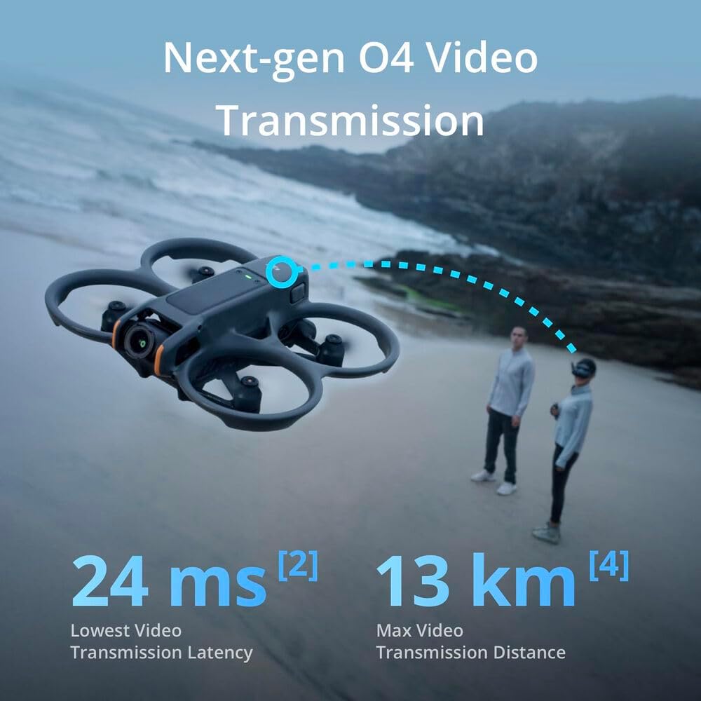 DJI Goggles 3 FPV Goggles with Micro-OLED Screens, O4 HD Video Transmission, Adjustable Diopters, Real View PiP, Wireless Streaming Bundle with Lens Cleaning Kit
