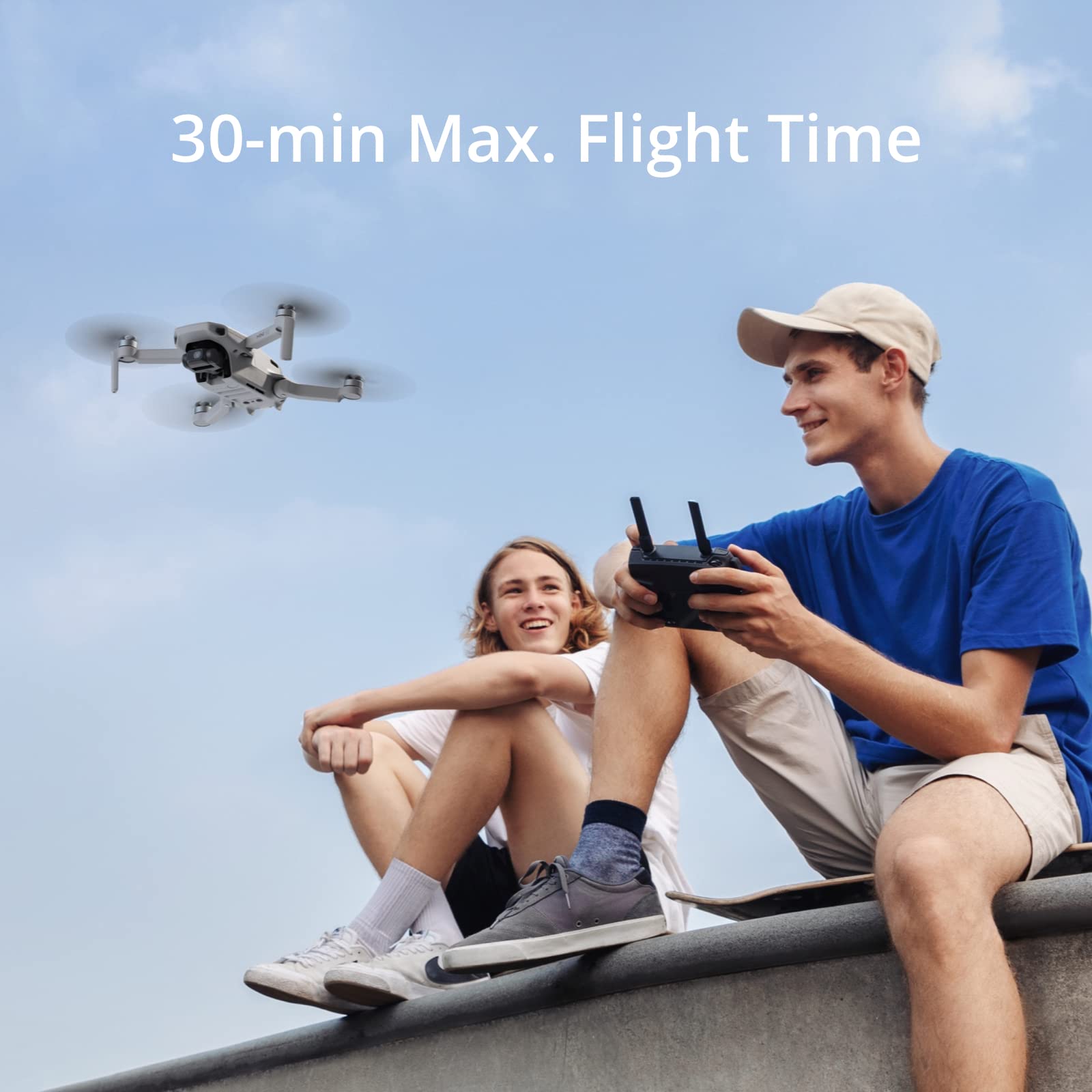 DJI Neo, Mini Drone with 4K UHD Camera for Adults, 135g Self Flying Drone that Follows You, Palm Takeoff, Subject Tracking, QuickShots, Stabilized Video, Built-In Propeller Guard (Controller-Free)