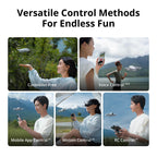 DJI Neo, Mini Drone with 4K UHD Camera for Adults, 135g Self Flying Drone that Follows You, Palm Takeoff, Subject Tracking, QuickShots, Stabilized Video, Built-In Propeller Guard (Controller-Free)