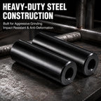 Heavy Duty Steel Stunt Pegs for 14mm & 3/8" (10mm) Axles | 4.3" Length x 1.5" Diameter Bicycle Foot Pegs for Freestyle Grinding, 2 Pack