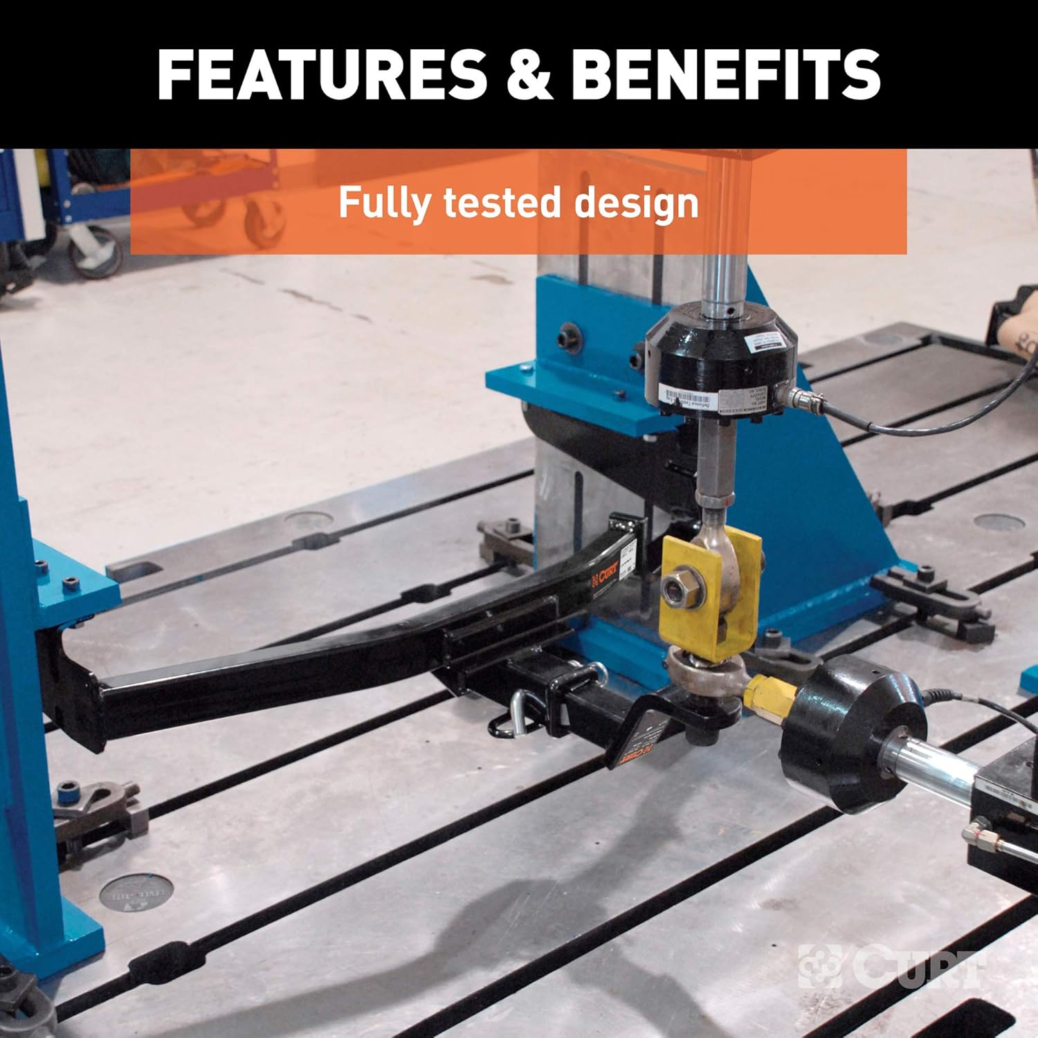 CURT 13449 Class 3 Trailer Hitch, 2-Inch Receiver, Fits Select Tesla Model 3