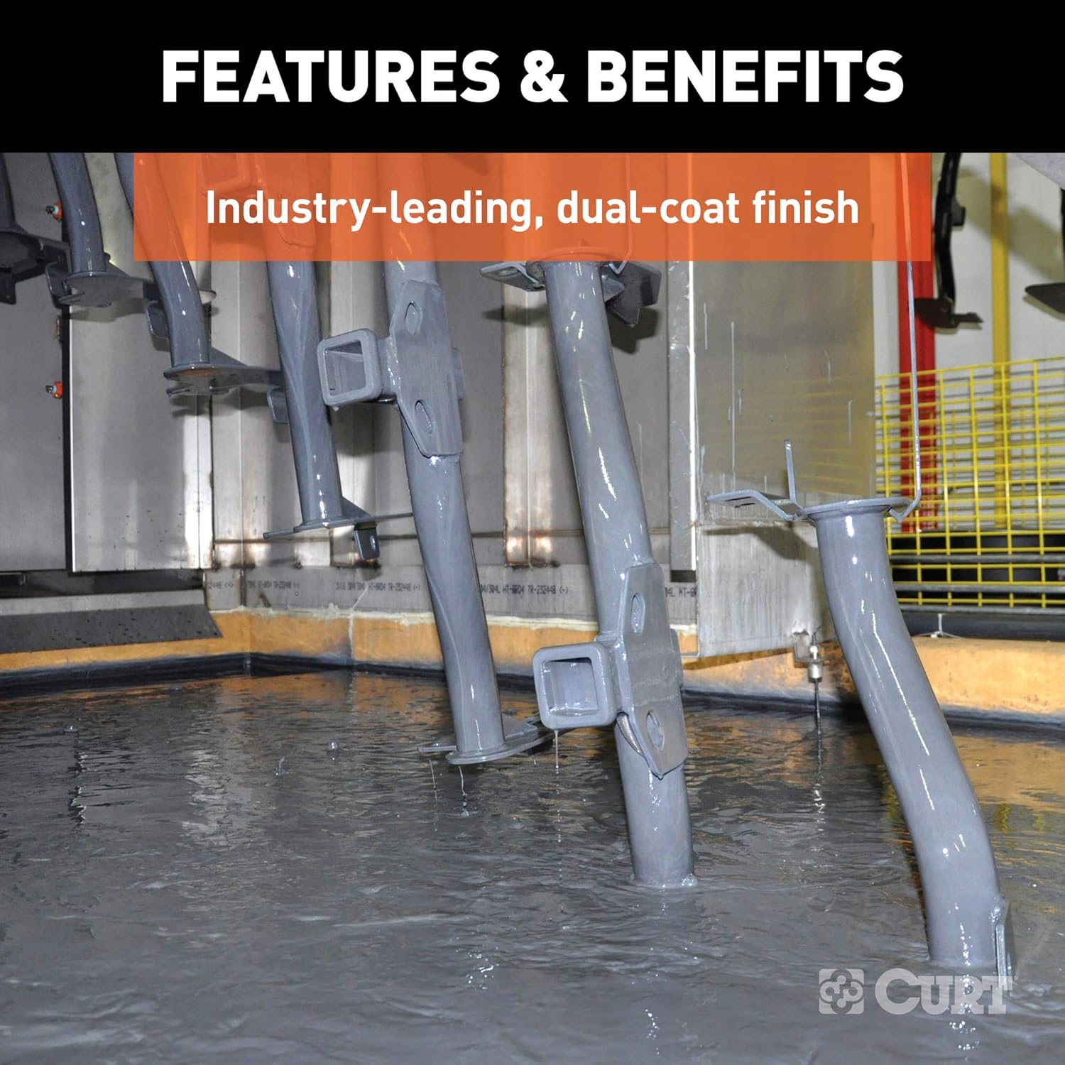 CURT 13449 Class 3 Trailer Hitch, 2-Inch Receiver, Fits Select Tesla Model 3