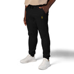 HDSM Embroidered Minimalist Bear Fleece Sweatpants — Cozy Casual Lounge Joggers