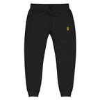 HDSM Embroidered Minimalist Bear Fleece Sweatpants — Cozy Casual Lounge Joggers