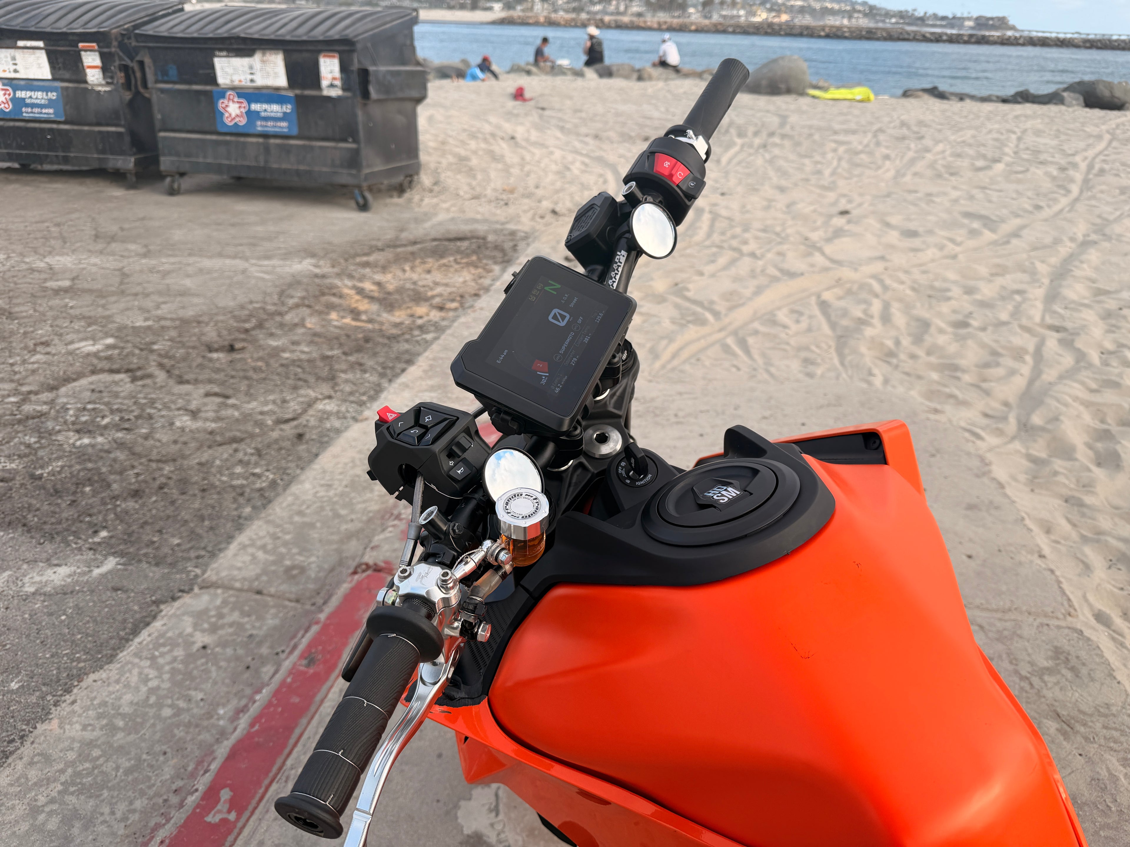 Doubletake Mirror Trail Motorcycle Mirror (Single)- Universal Fitment